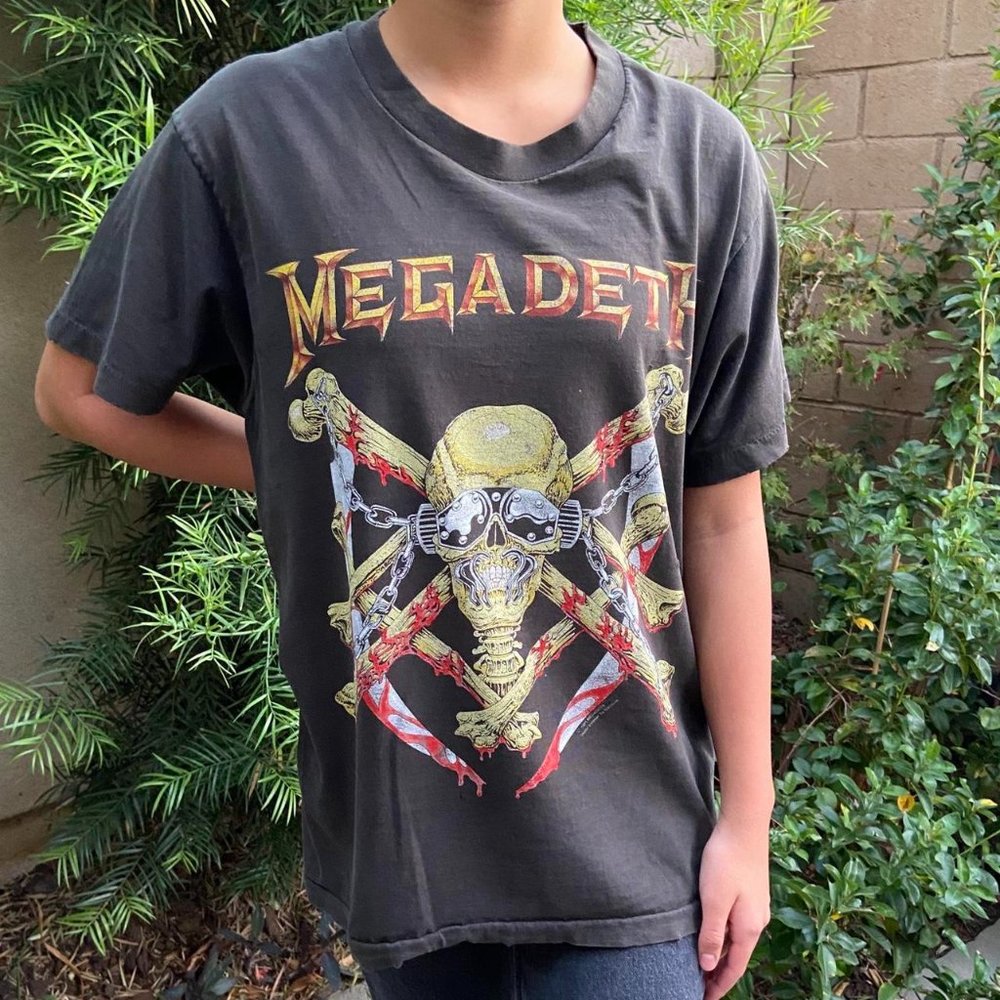 Megadeth Thrash Metal Black T-shirt